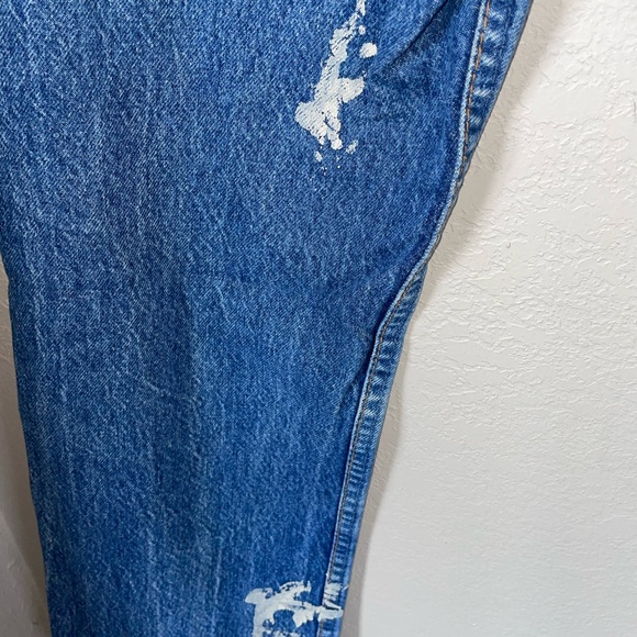 Levis 505 Orange Tab Vintage 90s Regular Fit Straight Leg Medium Wash Mens 29X34 - Picture 6 of 7